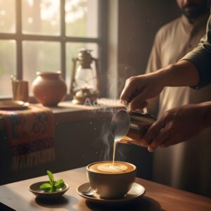 Café Ambience With People Pack v1 – 10 Premium Photos (4096 × 4096px)
