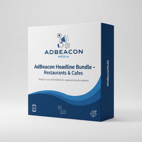 AdBeacon Headline Bundle - Restaurants & Cafés (100 Headlines)
